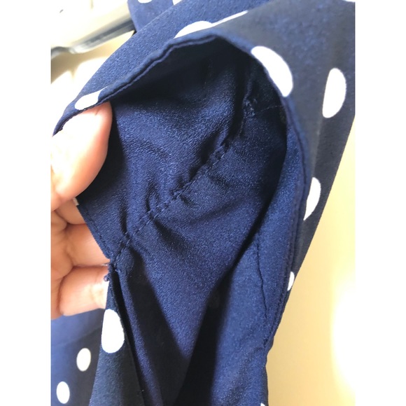 Coincidence and Chance Navy Polka Dot Dress - Picture 8 of 8